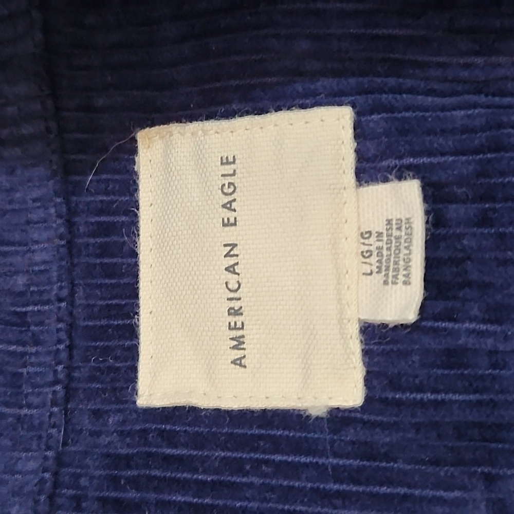 Navy Corduroy Mens Shirt